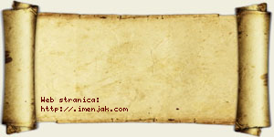 Isak Nestorović vizit kartica